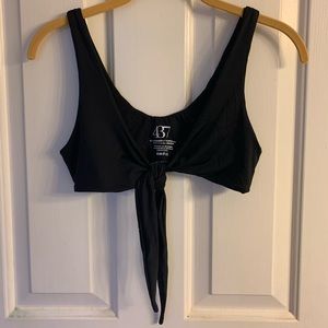 437 Swimwear, Kenzie Top, Size S, Black